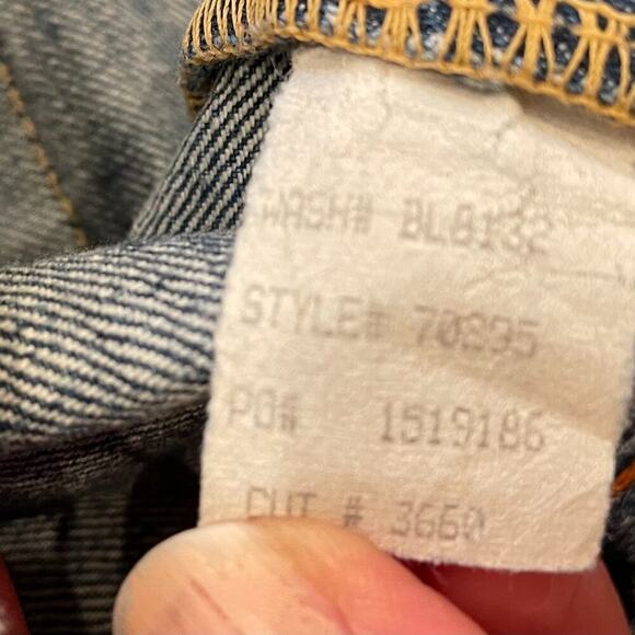 VTG J.Crew Denim/Jean Medium Wash/Rinse Slightly Distressed Pencil Skirt, 28 - Picture 8 of 12